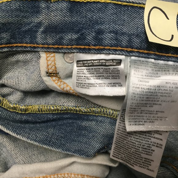 Four Pairs BUNDLE Men’s Levi’s 550 Relaxed Fit Blue Black Jeans 33 x 32 W33 L32 - Picture 6 of 11